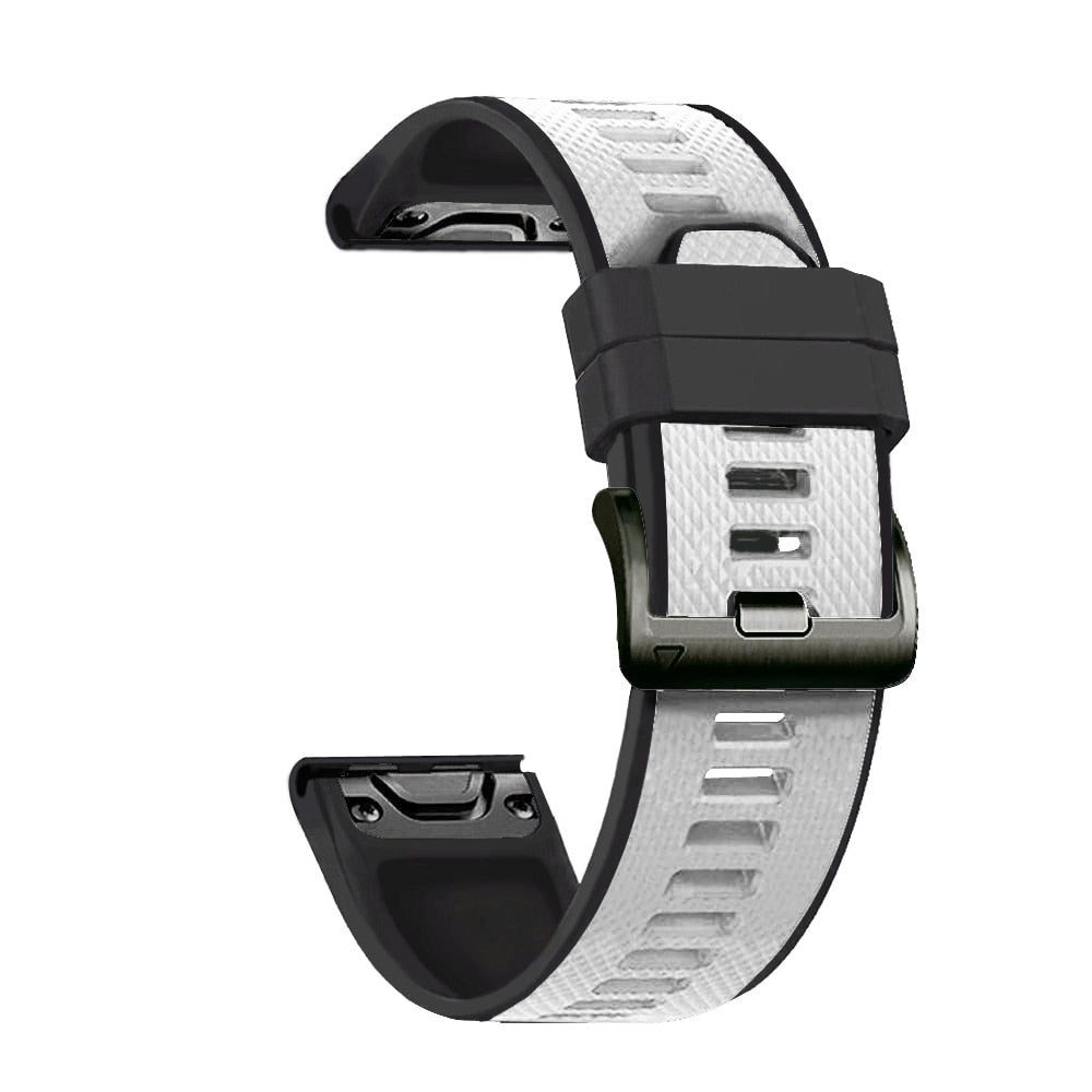 Quick-Fit armband | 22mm (silikon) - 5 färger