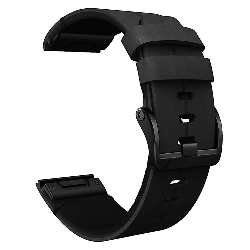 Quick-Fit armband | 22mm (äkta läder & titan) - 2 färger