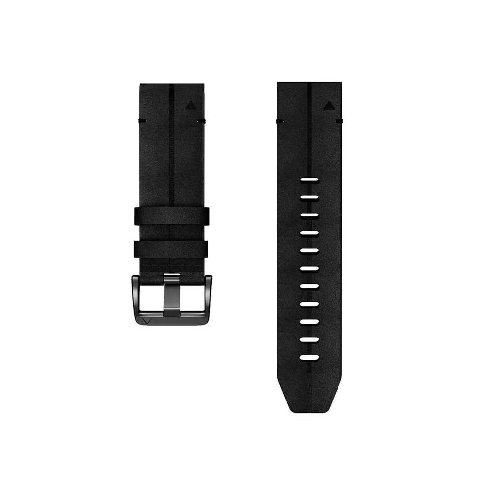 Quick-Fit armband | 22mm (äkta läder & titan) - 2 färger