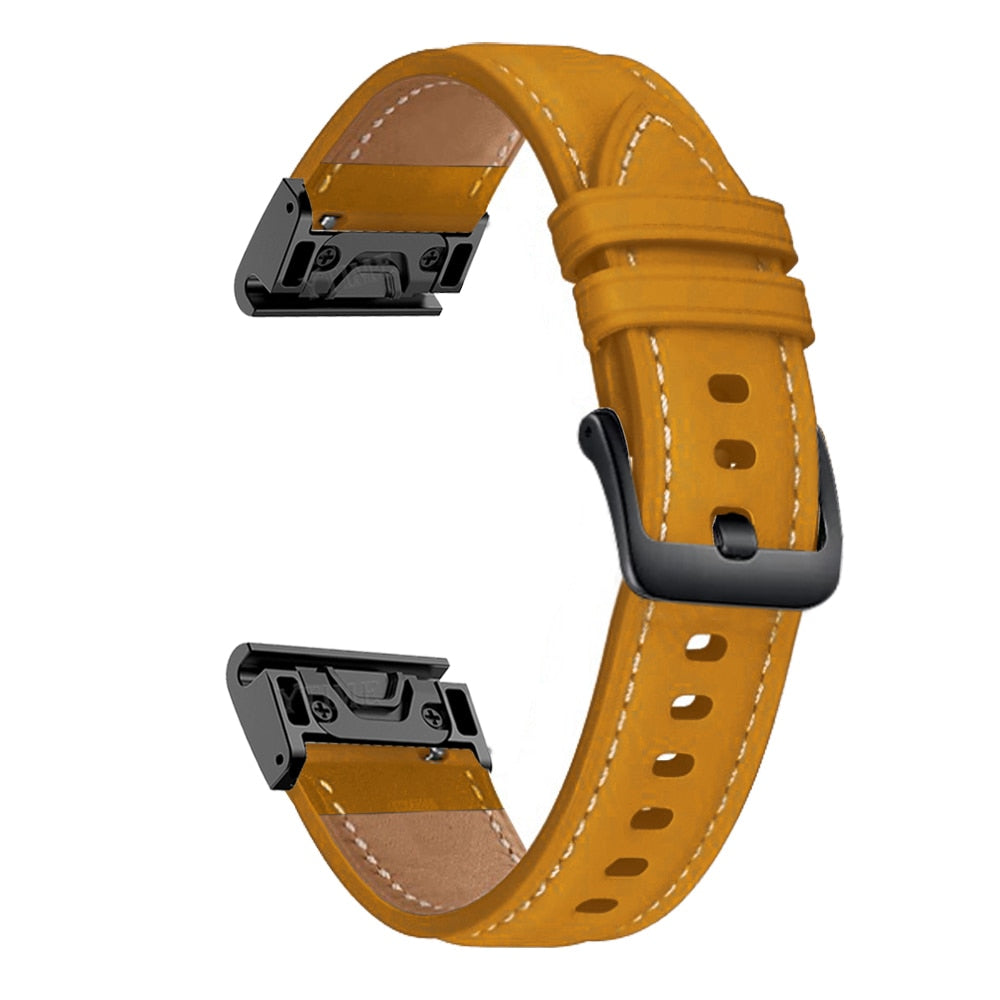 Quick-Fit armband | 22mm (äkta läder) - 3 färger