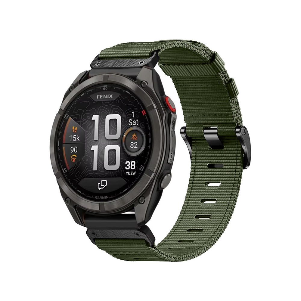 Quick-Fit armband | 22mm (militär nylon) - 4 färger