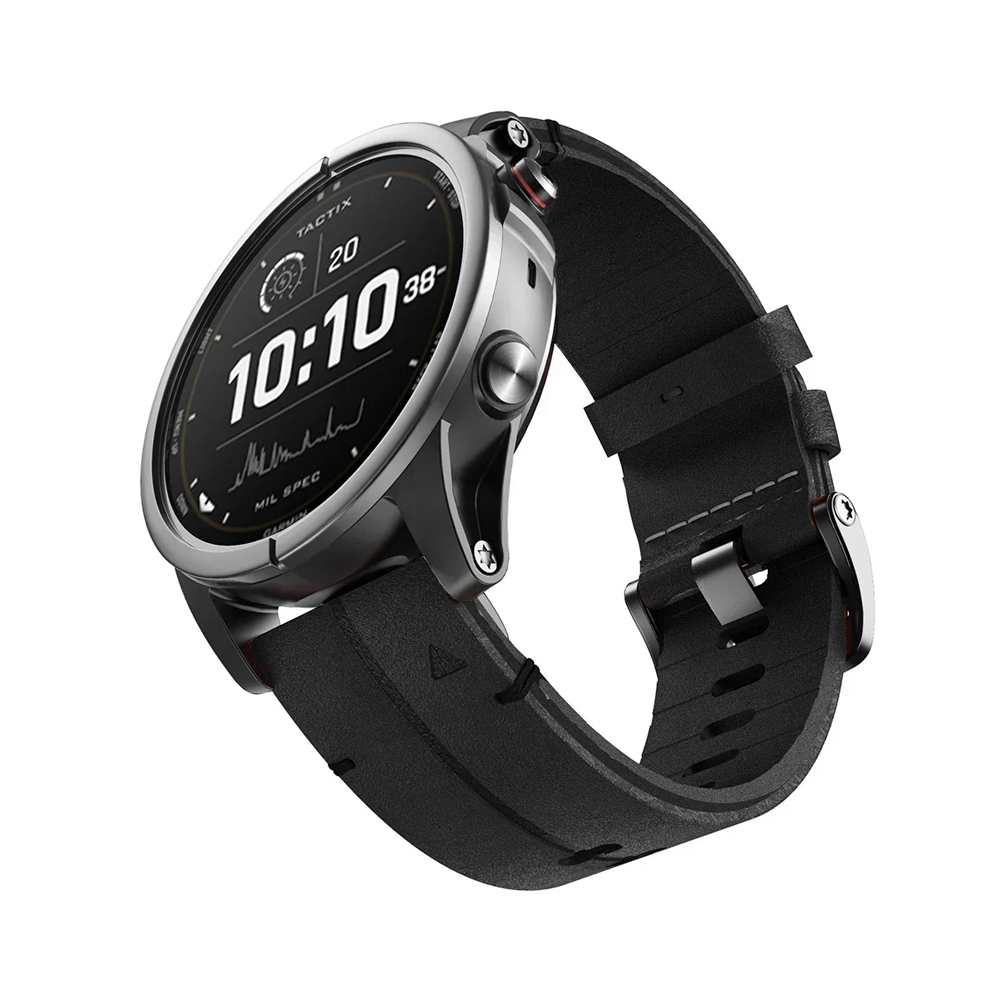Quick-Fit armband | 26mm (äkta läder & titan) - 2 färger