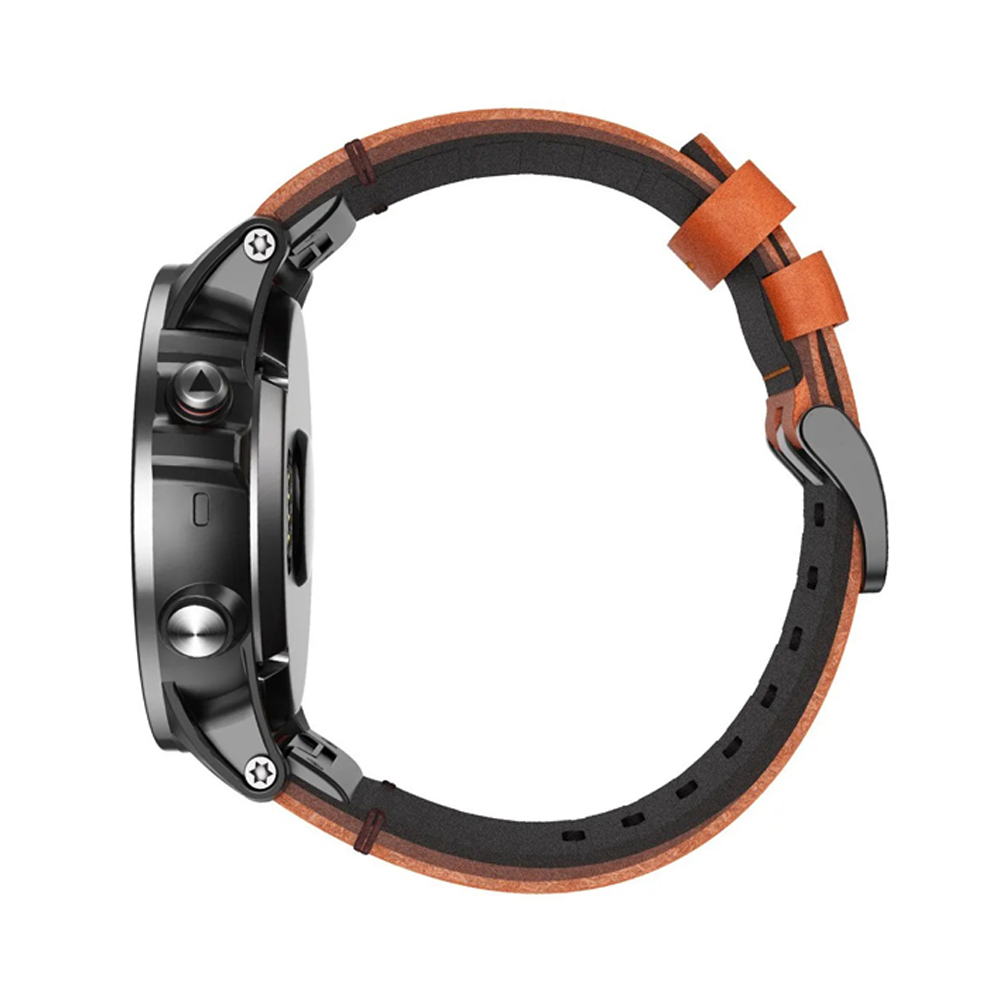 Quick-Fit armband | 26mm (äkta läder & titan) - 2 färger